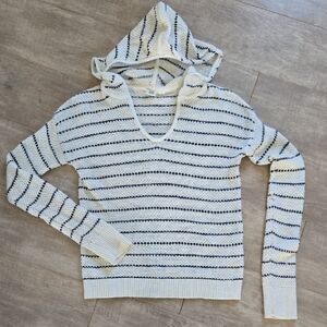 Gap Lightweight Hooded Striped Sweater